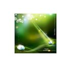 梦幻绿色光影背景图