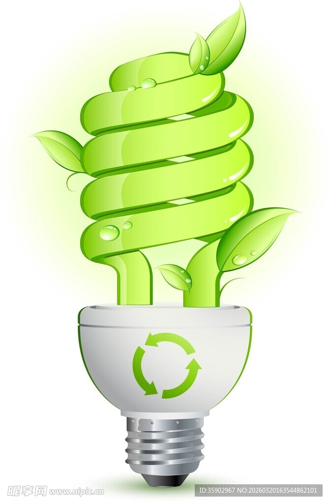 环保节能灯泡创意设计