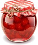 罐装草莓果酱
