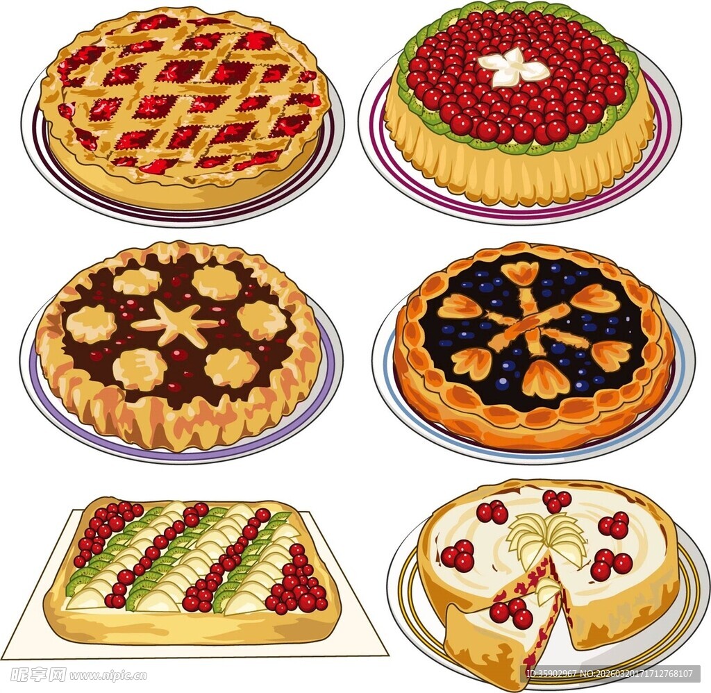 多样美味馅饼大赏
