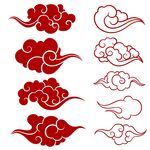 中式云纹图案集合