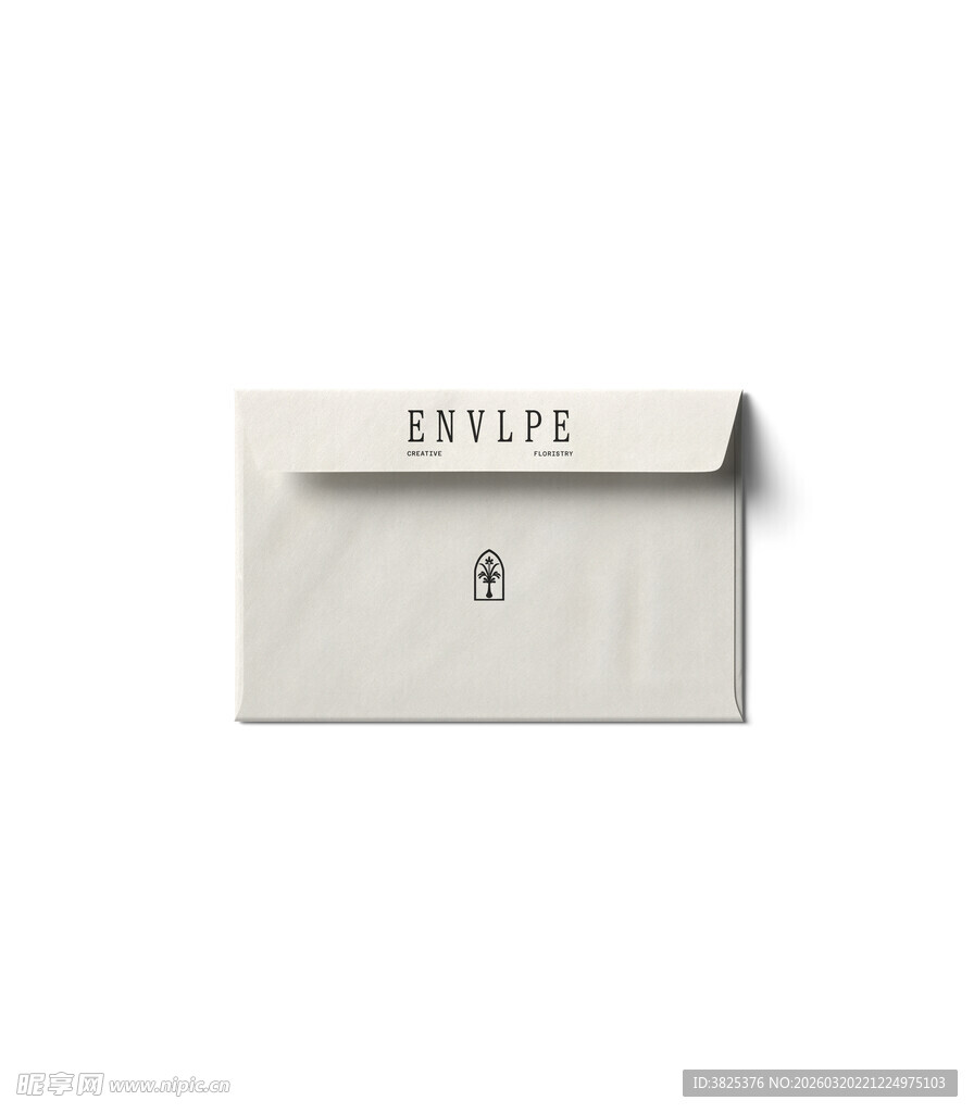 简约白色信封样机展示