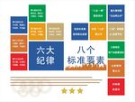 六大纪律八个标准要素图