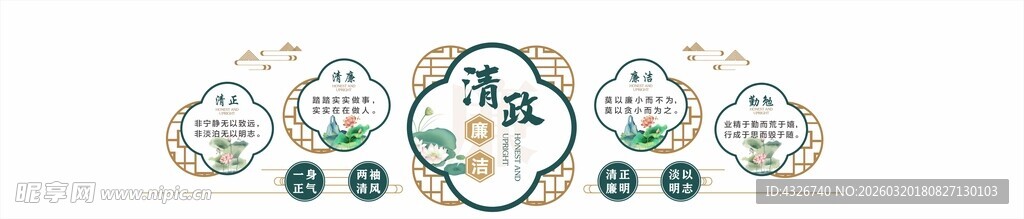 清廉宣传文化墙