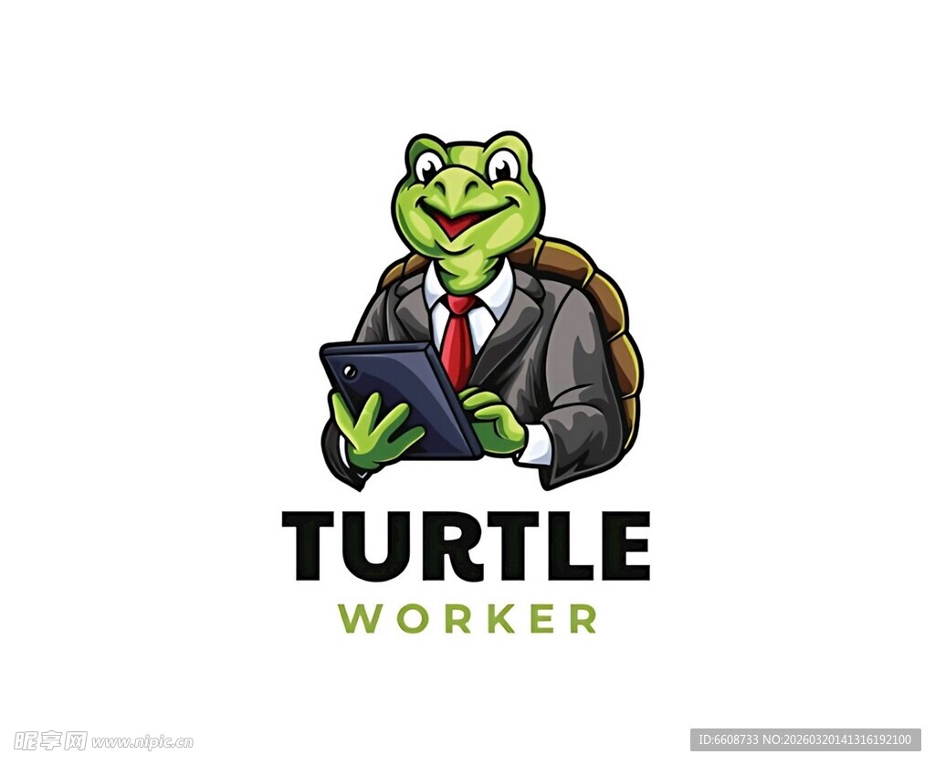 乌龟上班族形象设计