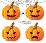 万圣节南瓜头装饰图案