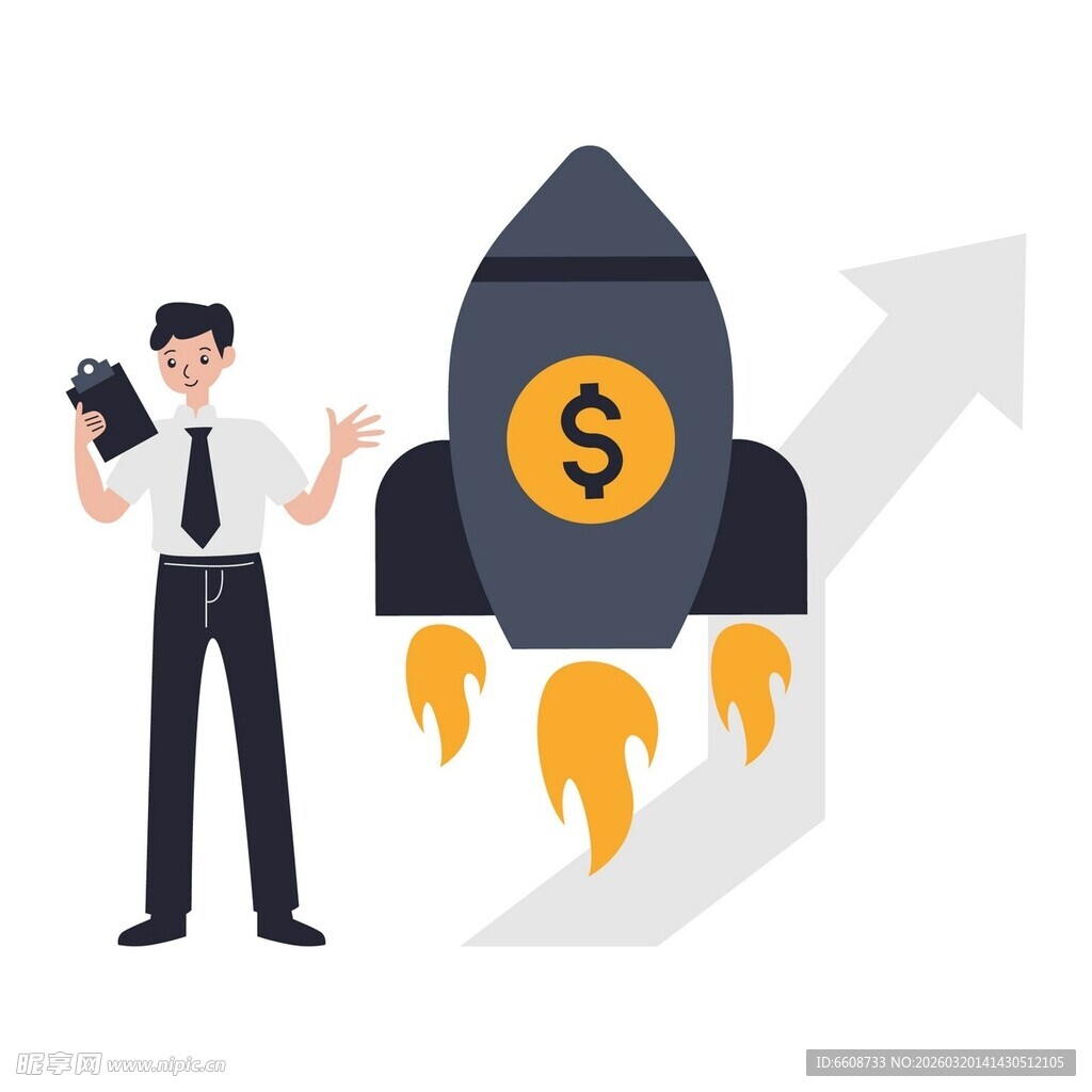 商人助力金钱火箭腾飞