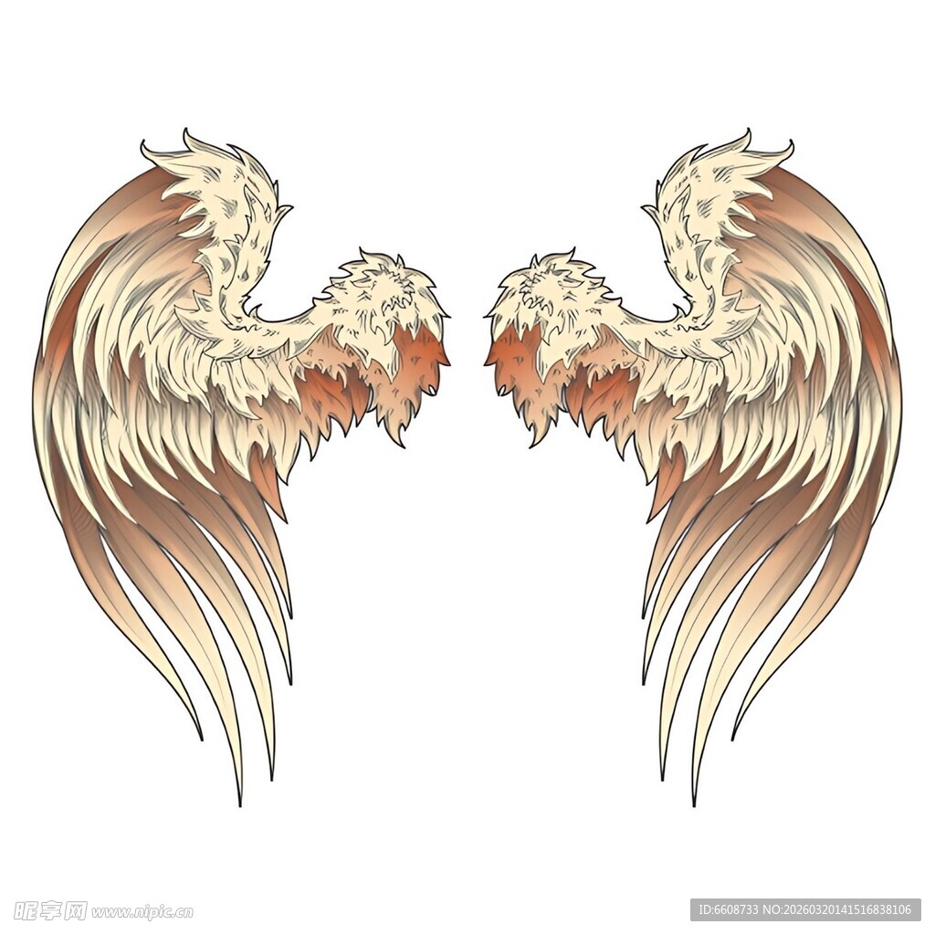 华丽双生羽翼