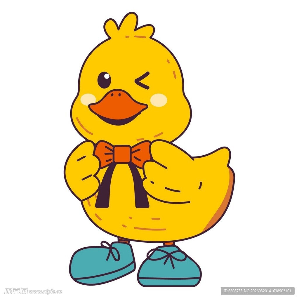俏皮小黄鸭萌趣装扮