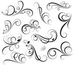 精美黑白装饰花纹图案