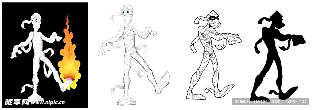 火柴人动作姿态展示