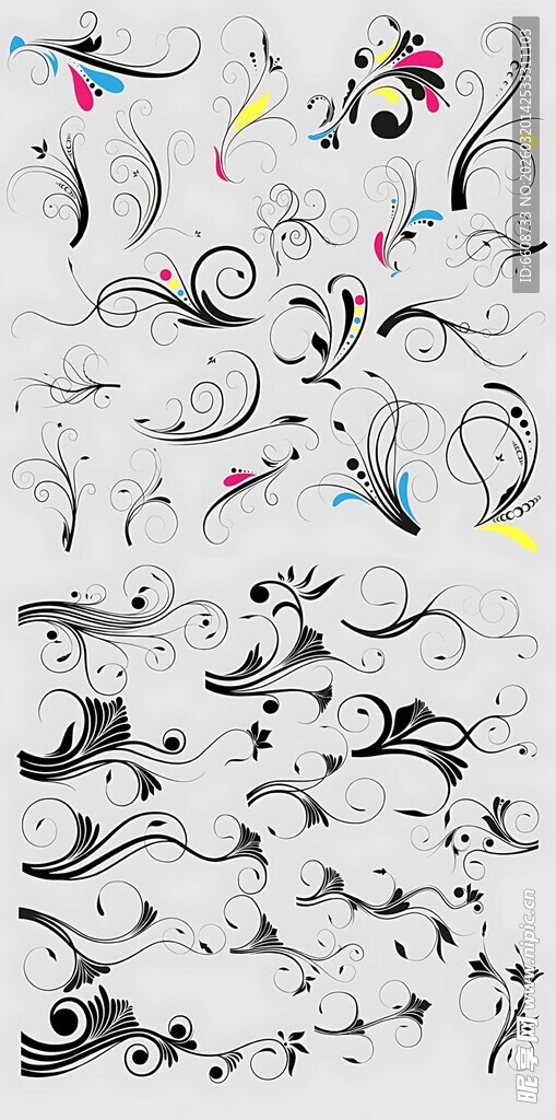 多样创意线条图案集合