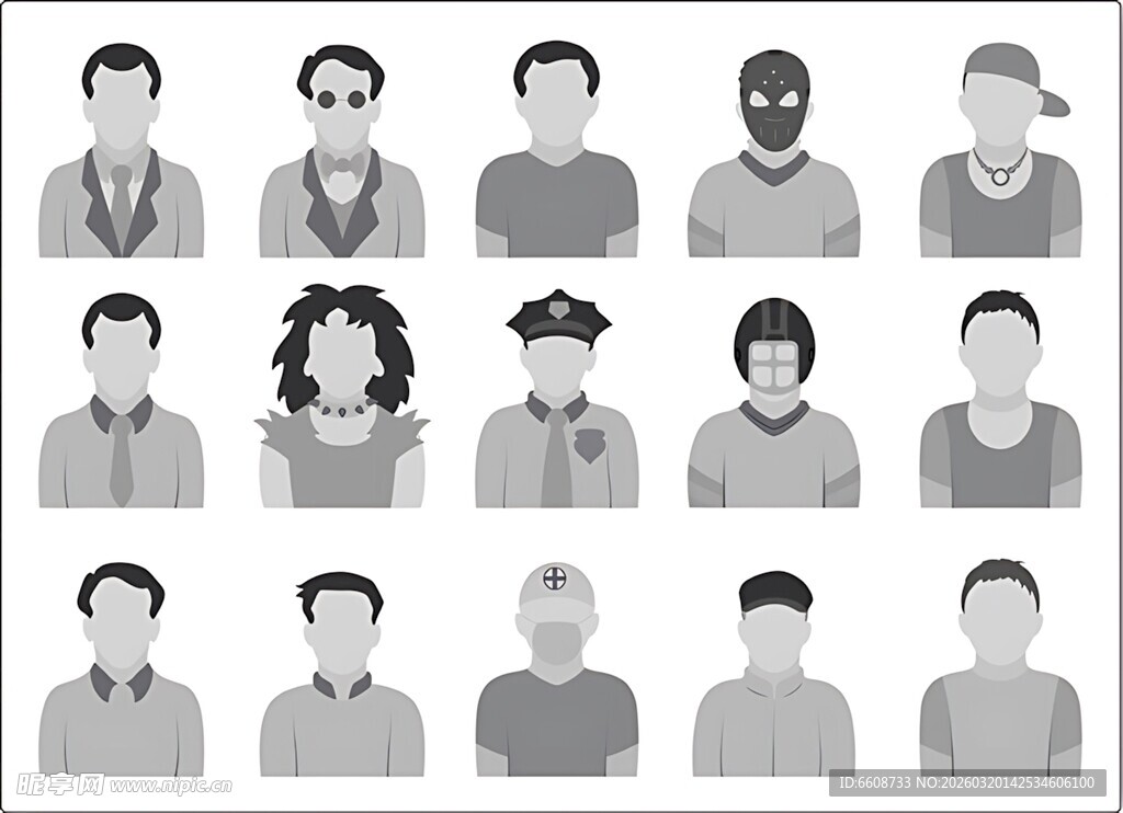 多样人物头像集合