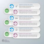 信息图表箭头样式展示