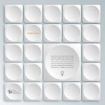 白色简约几何图案设计模板