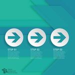 三步流程指引图标