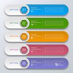 多彩选项信息图表