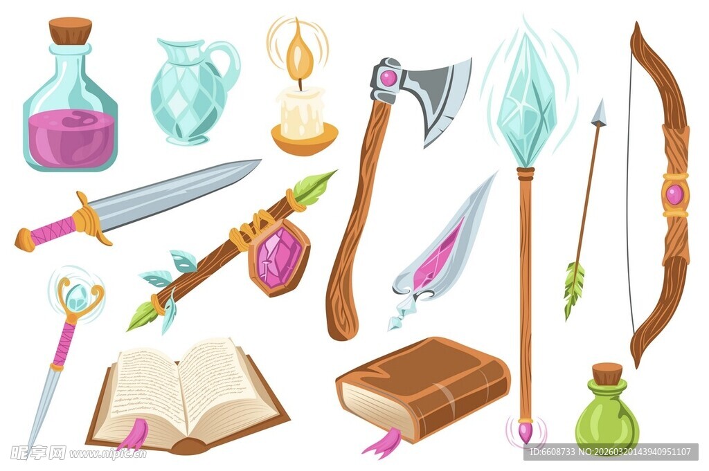 奇幻魔法道具集合