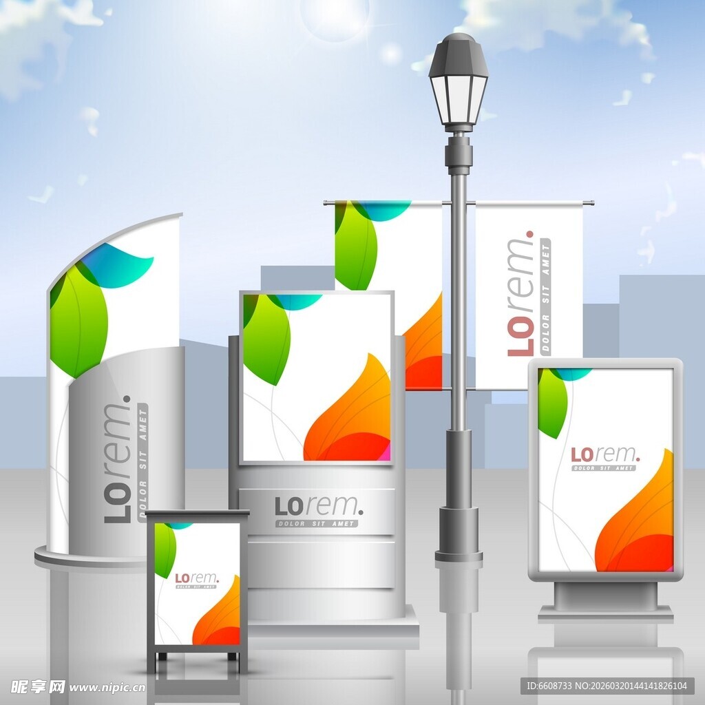 户外多样广告展示架