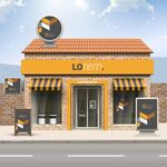 时尚美发店外观展示