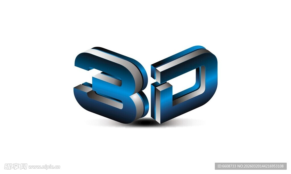 立体3D标志图标