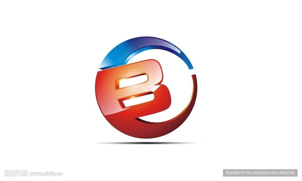 创意字母B标志设计