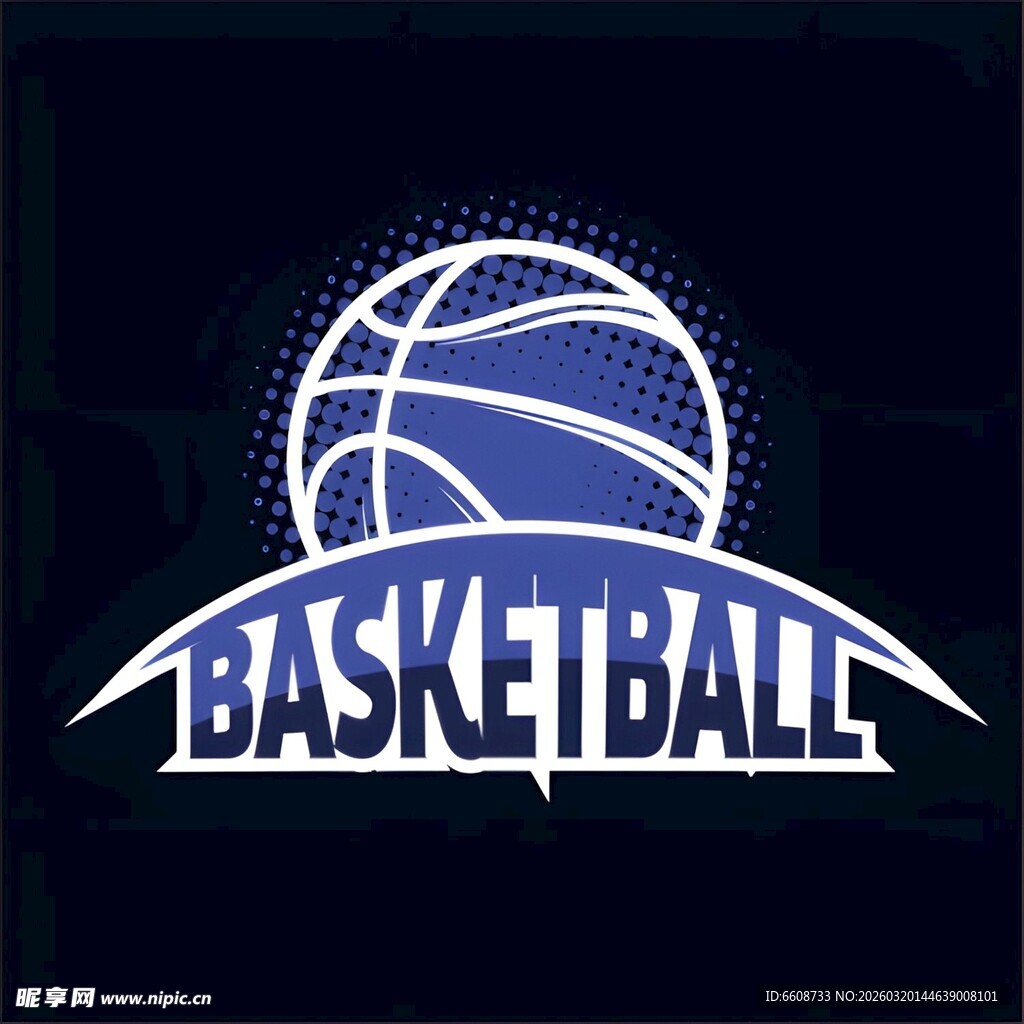 篮球主题标志设计