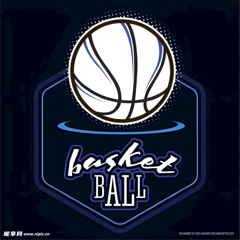 篮球主题标志设计