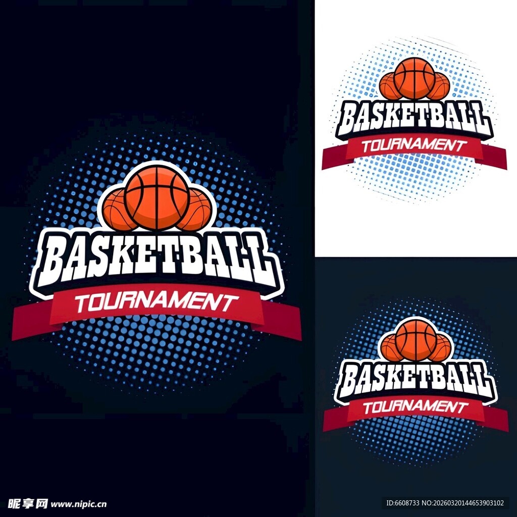 篮球锦标赛标志设计