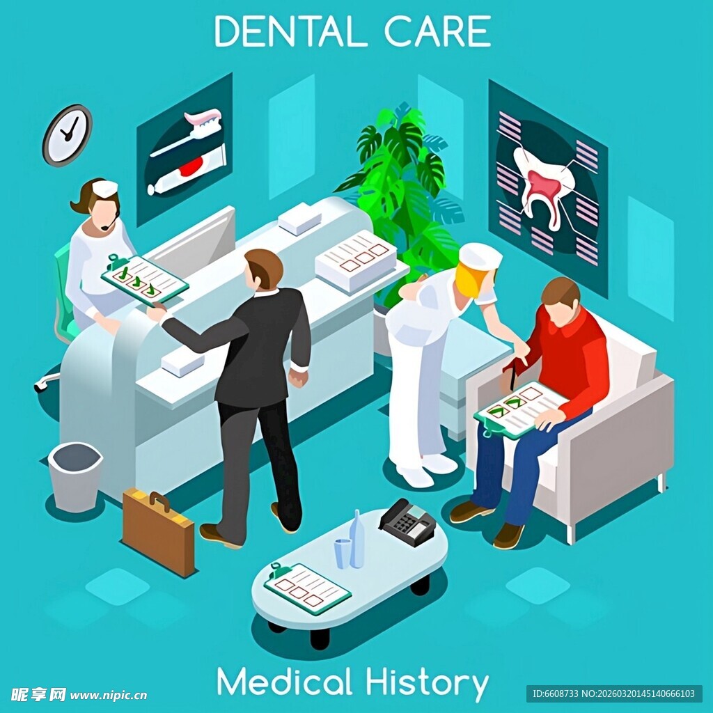 牙科护理场景