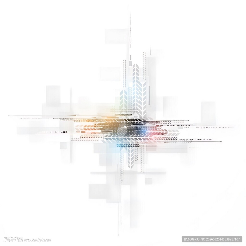 抽象几何线条艺术图案