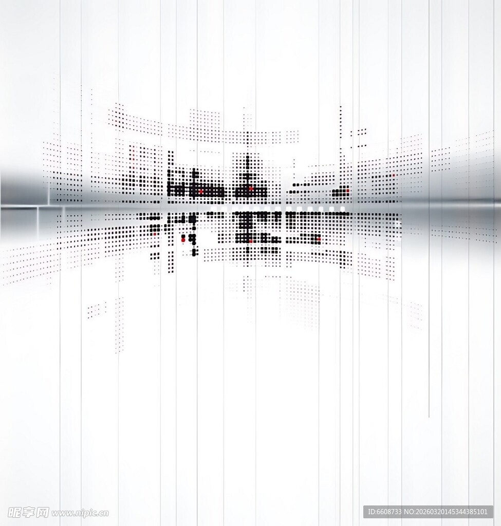 未来感抽象城市建筑画面