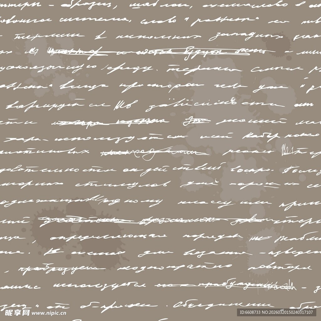 复古手写文字背景纹理