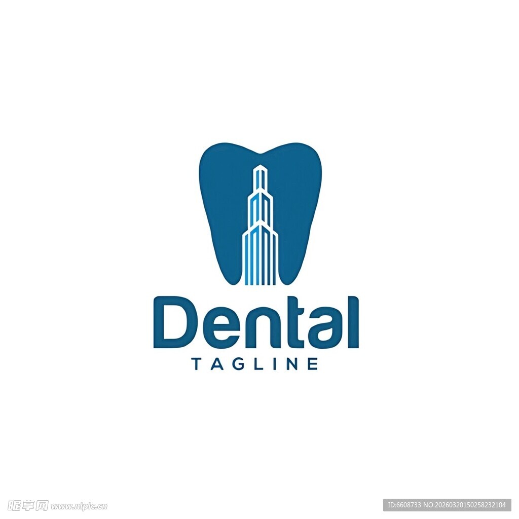 牙科在线标志设计