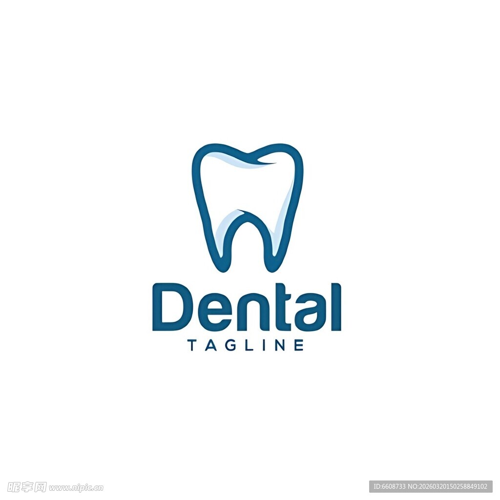 牙科医疗标志设计