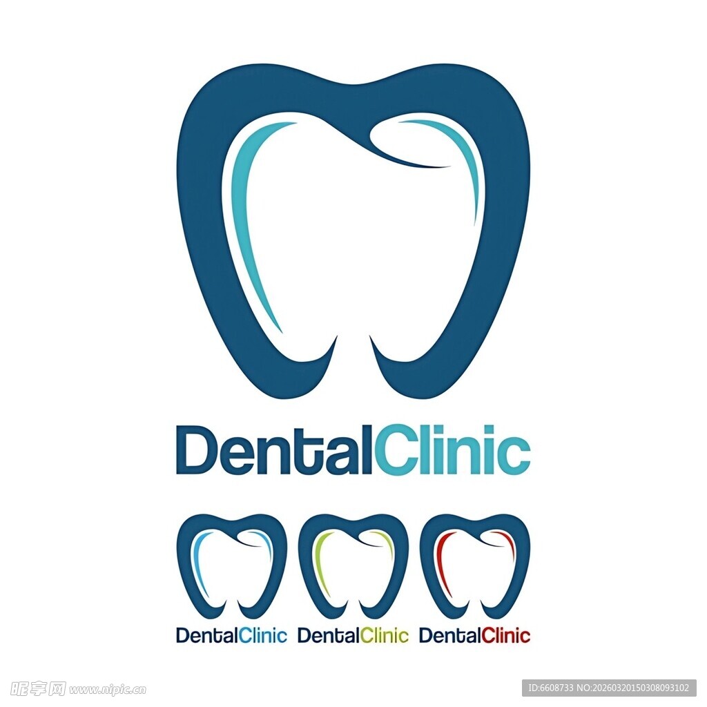 牙科诊所标志设计