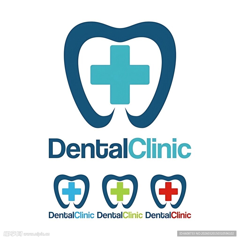 牙科诊所标志设计