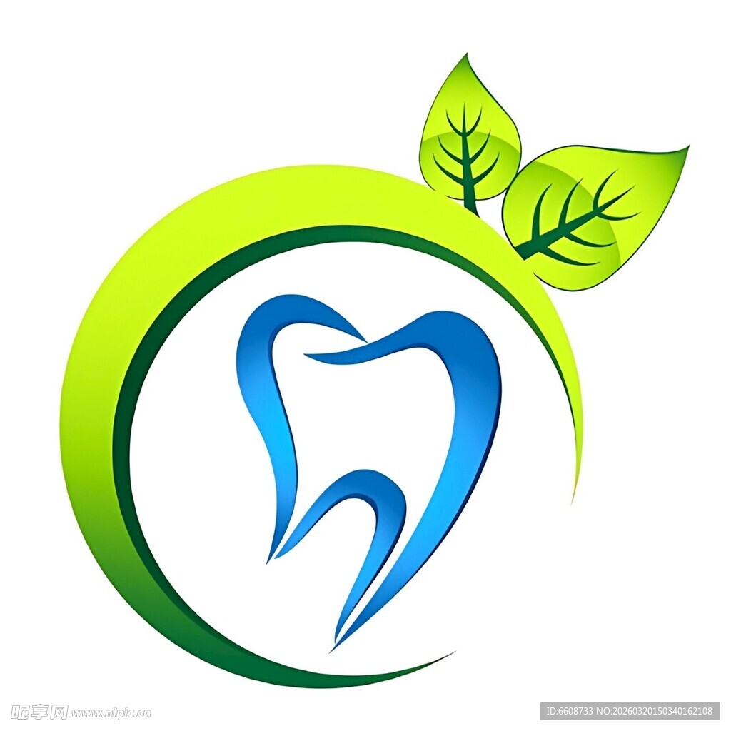 牙科健康标志设计