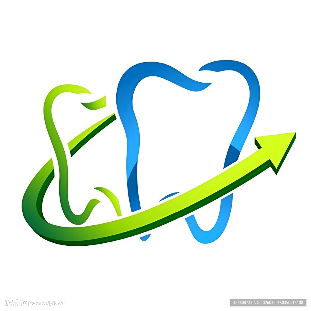 牙科服务标志设计