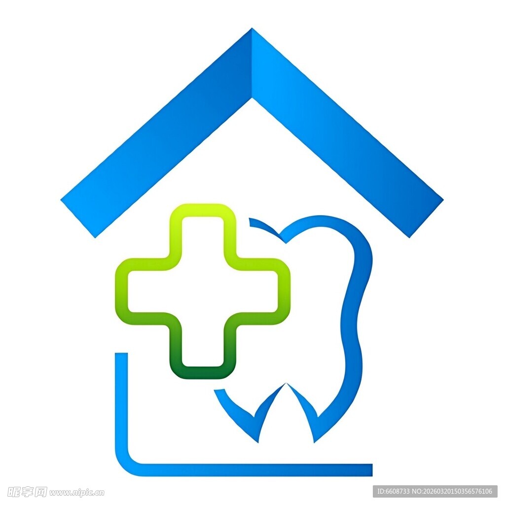 牙科医疗服务标志设计