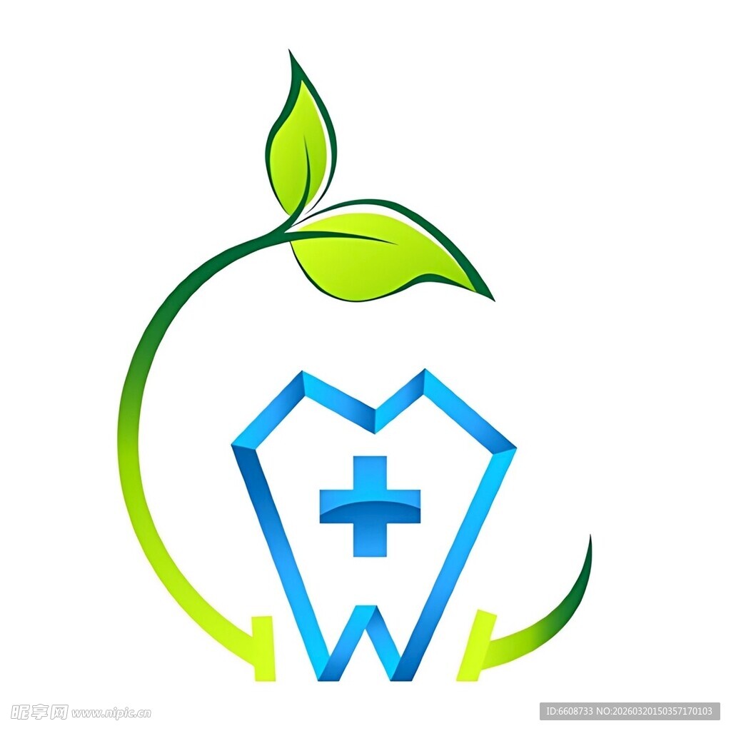 牙科医疗标志设计