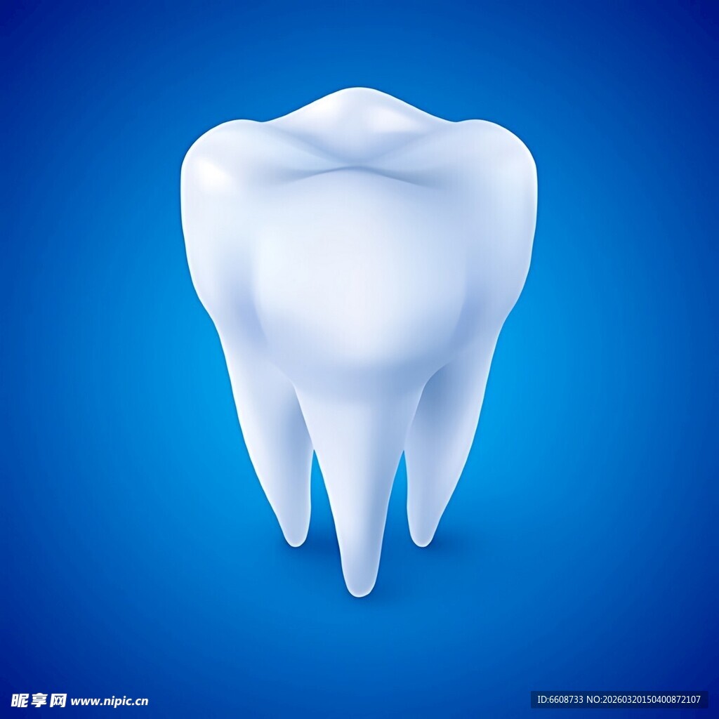 洁白牙齿展现口腔健康美