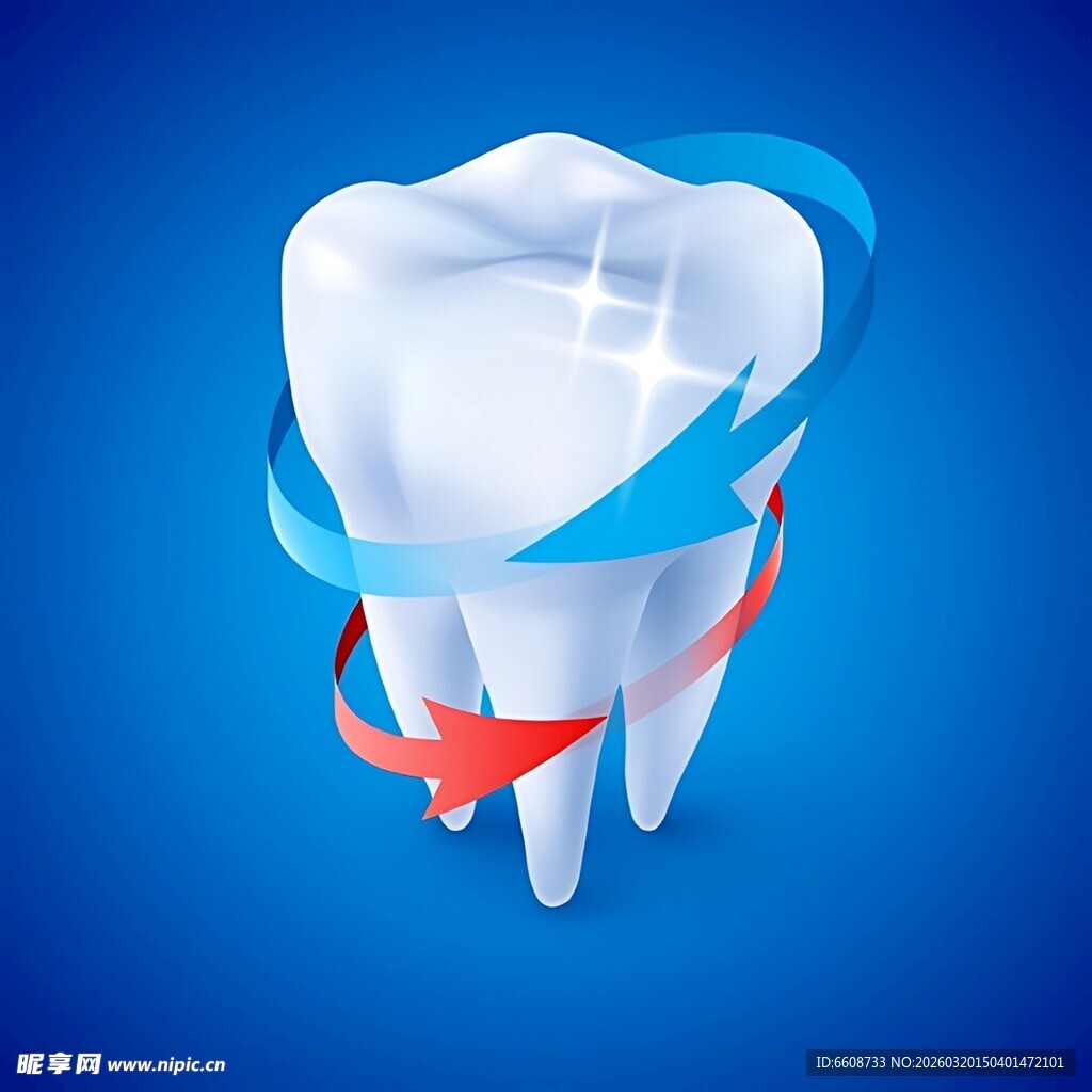 牙齿健康保护图标