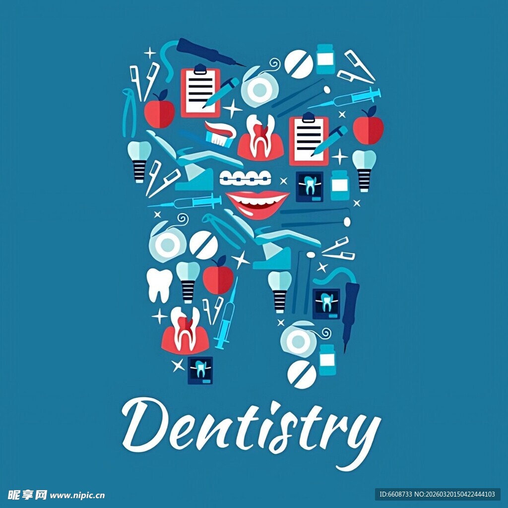 牙科相关图标集合