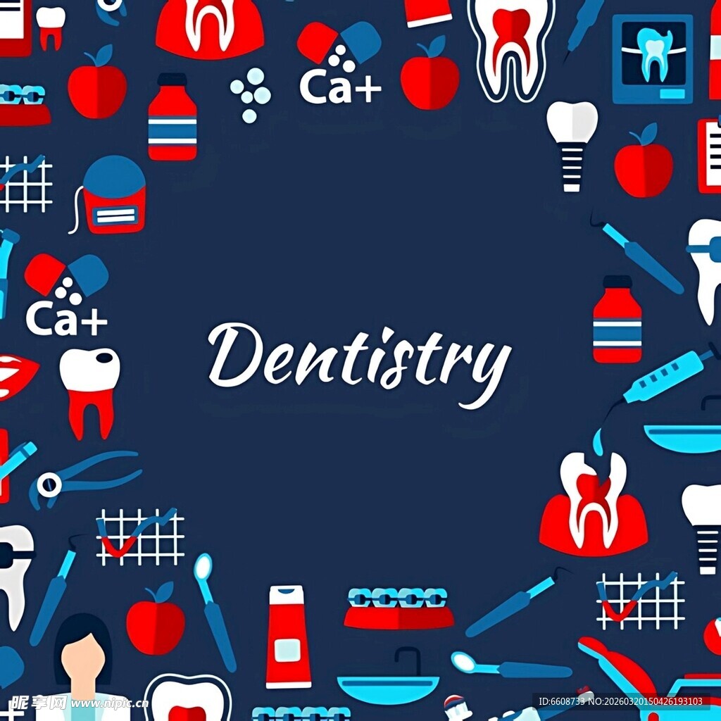 牙科相关图标集合