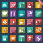 多彩食品饮料图标集合