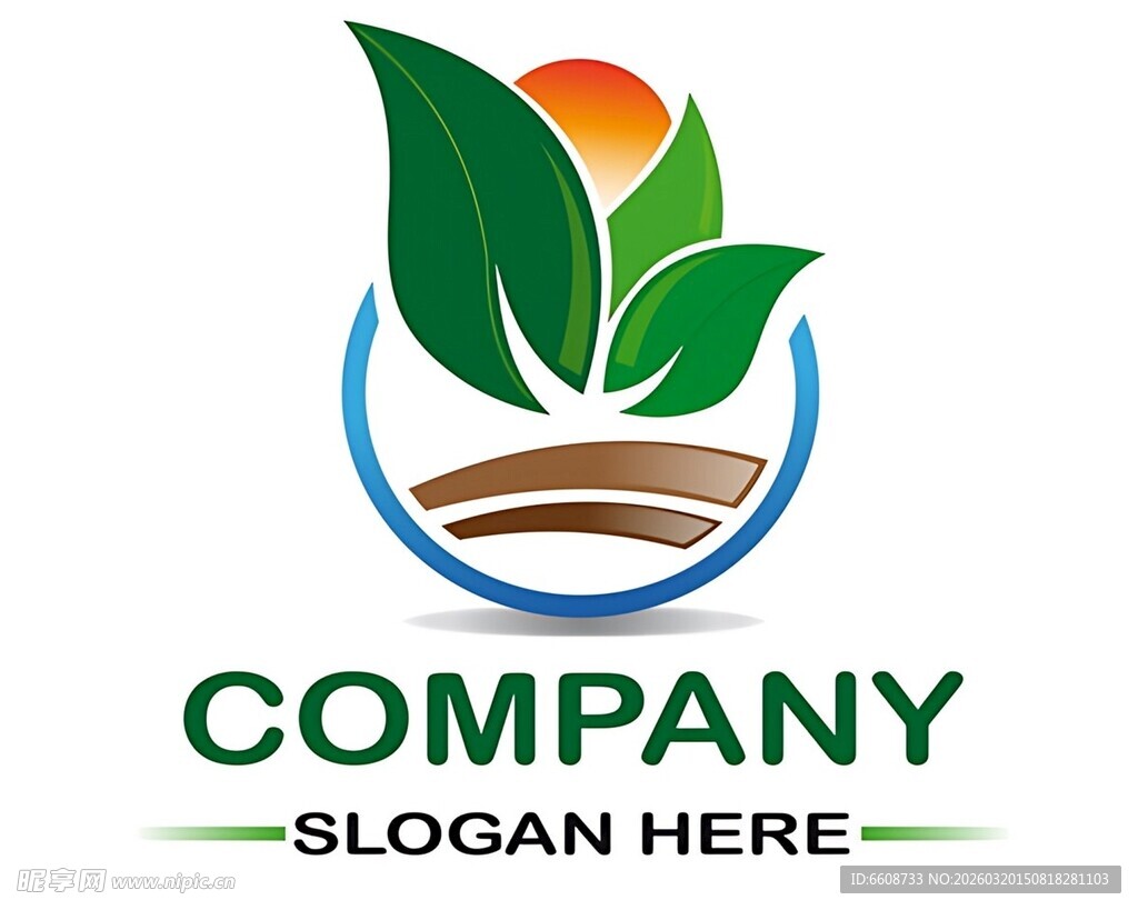 绿色生态公司标志设计