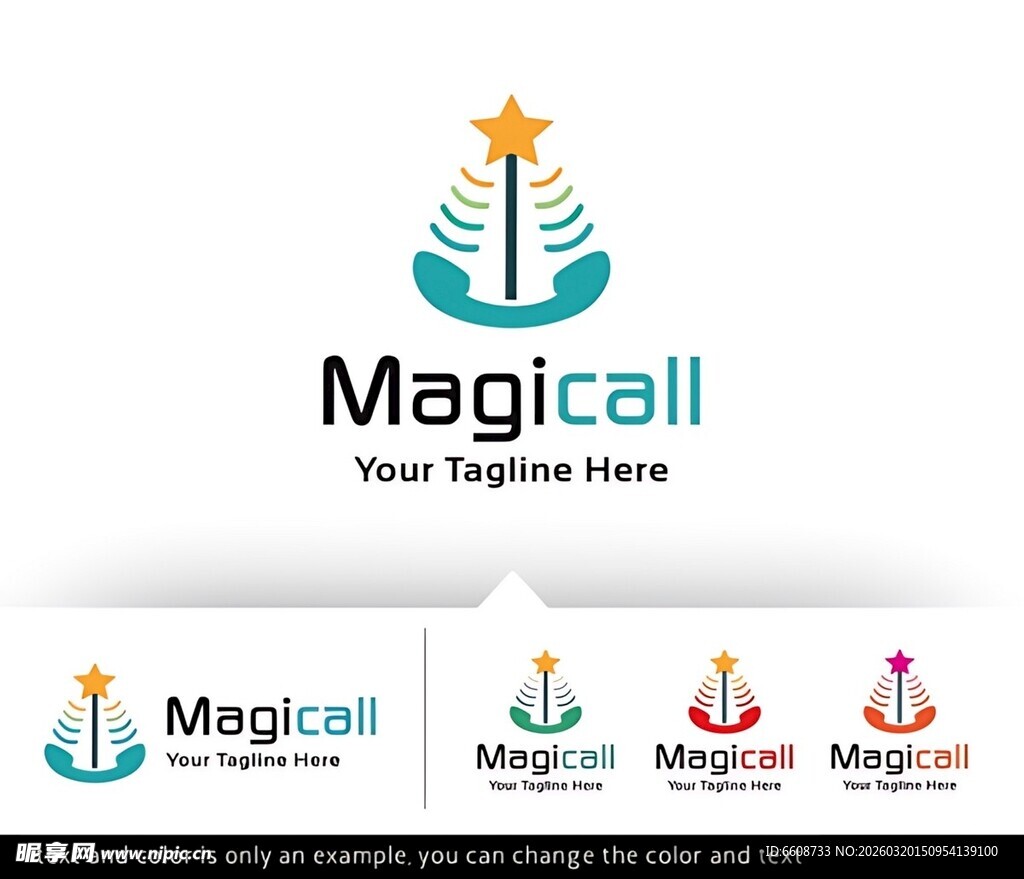 魔法呼叫标志设计