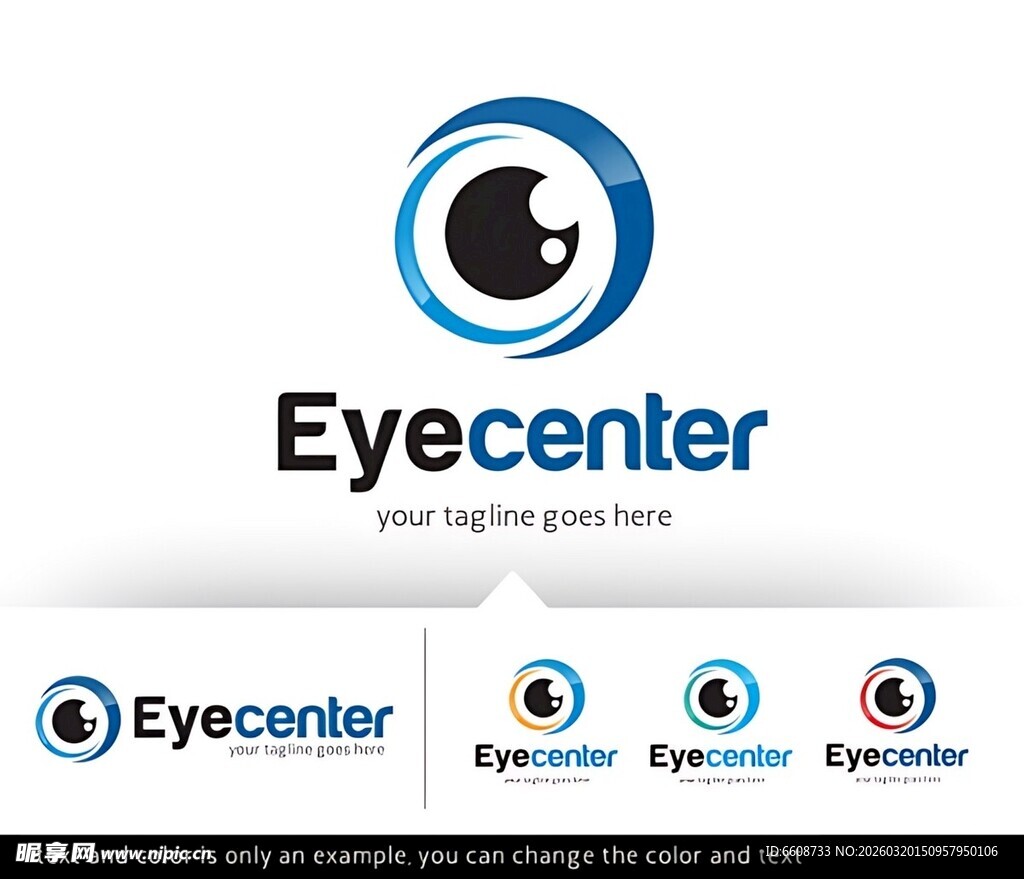 Eyecenter眼科标志设计