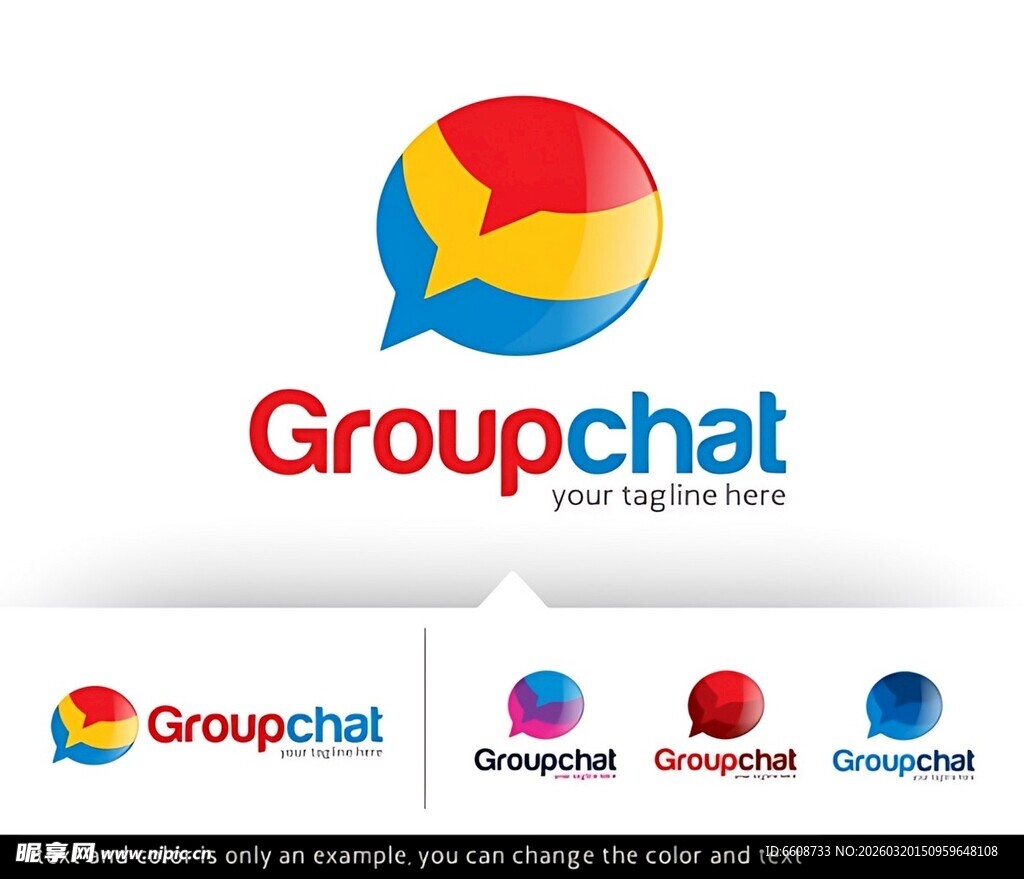 聊天应用标志设计